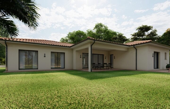 votre maison de 139m2 sur un terrain de 673m2 sur la commune de Le Porge au prix de 445000€ avec Alpha Constructions